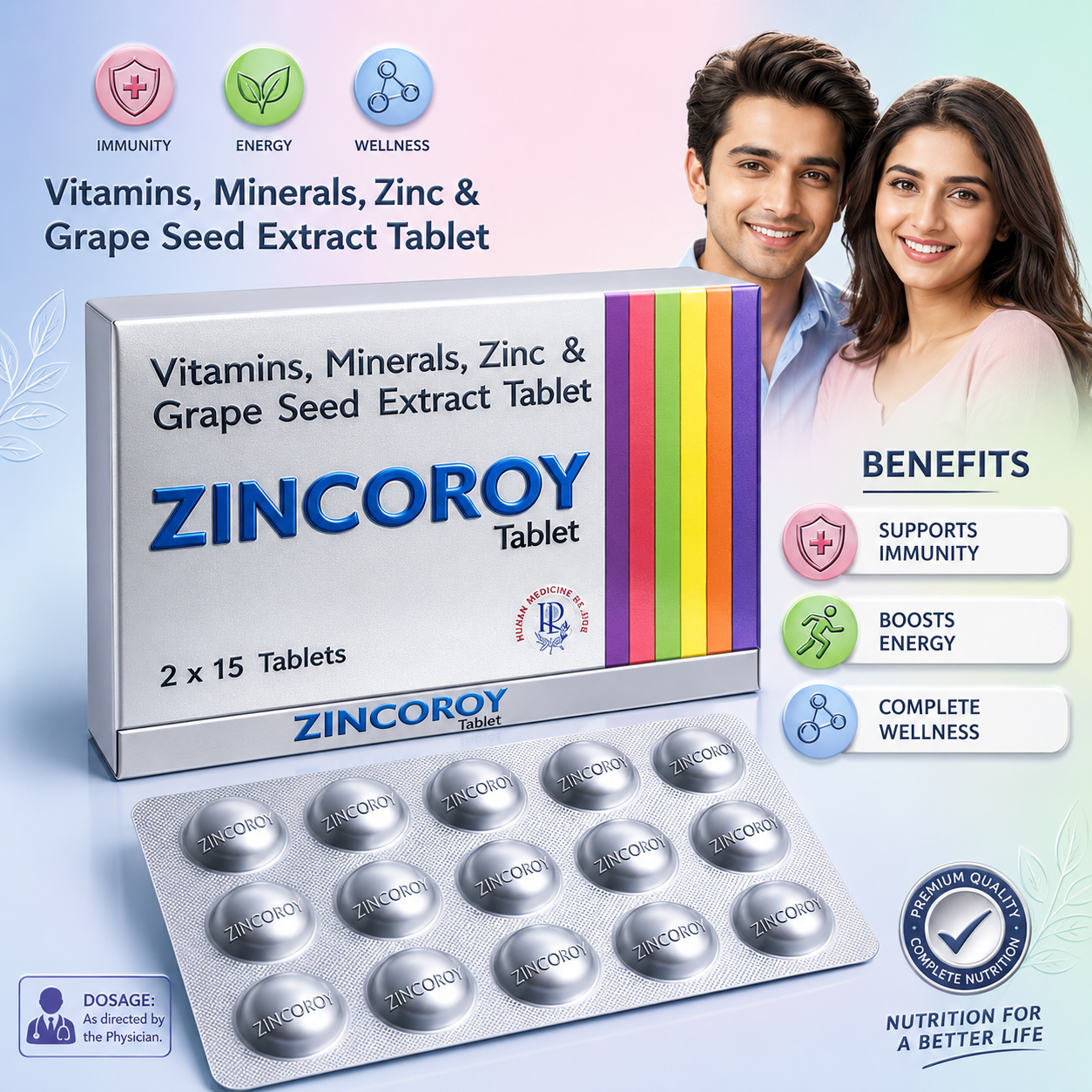 ZINCOROY , Mrp : 120.00 / 15 Tablet - Image 2