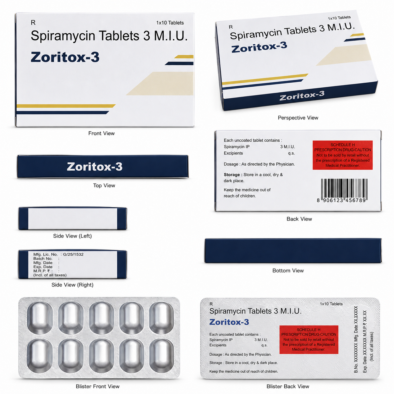 ZORITOX-3 , Mrp. : 800.00/10 Tab. - Image 4