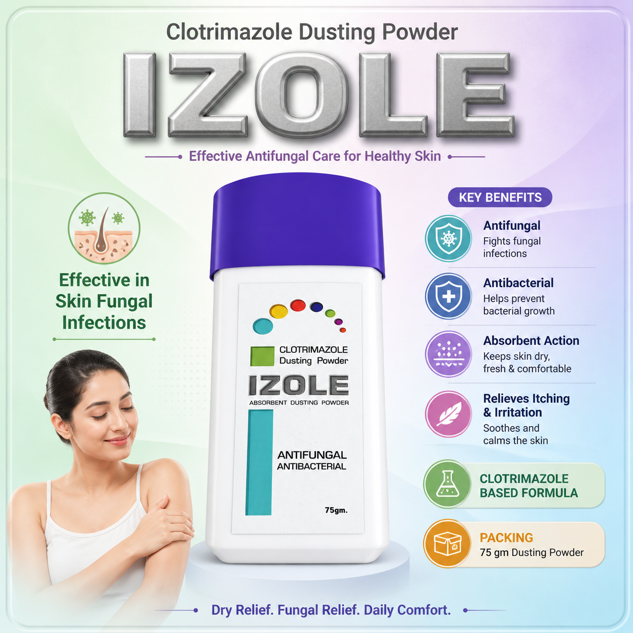 IZOLE Powder , Mrp : 135.00 - Image 3